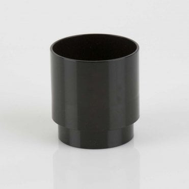 68mm Round Downpipe Connector BLACK - BR206B