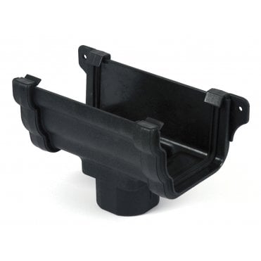 Cascade 106mm Prostyle Ogee Cast Iron Effect Running Outlet