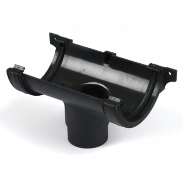 Cascade 112mm Roundstyle Cast Iron Effect Running Outlet