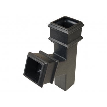 Cascade 65mm Square Cast Iron Effect 112.5° Branch