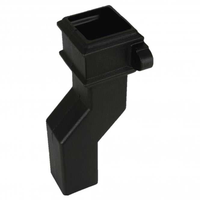 Brett Martin Cascade 65mm Square Cast Iron effect 50mm Plinth Offset with Lugs