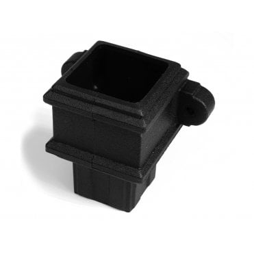 Cascade 65mm Square Cast Iron Effect Pipe Coupler with Lugs
