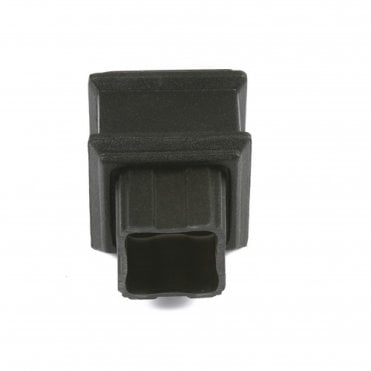Cascade 65mm Square Cast Iron Effect Plain Pipe Coupler