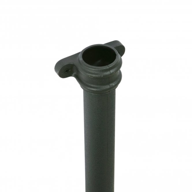 Brett Martin Cascade 68mm x 1.8m Round Cast Iron Effect Socketed Downpipe with Lugs