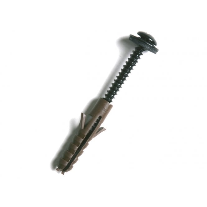 Brett Martin Cascade Downpipe Lug Fixing Pack (Contains 10 x 55mm Screws and Wall Plugs)