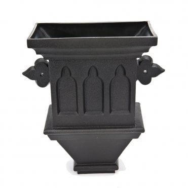 Cascade Gothic Cast Iron Style Wall Planter
