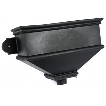 Cascade Long Undated Cast Iron Style Plastic Hopper