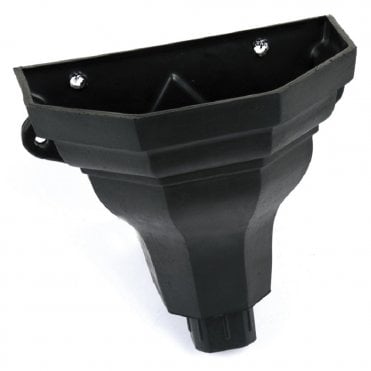 Cascade Small Ogee Cast Iron Style Plastic Hopper
