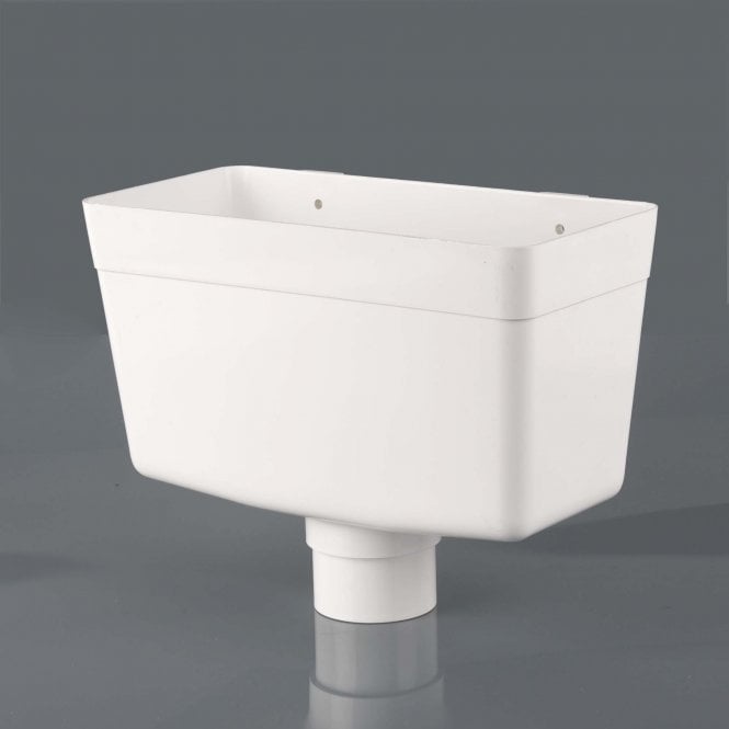 Brett Martin Universal Downpipe Rainwater Head ARCTIC WHITE - BR311A