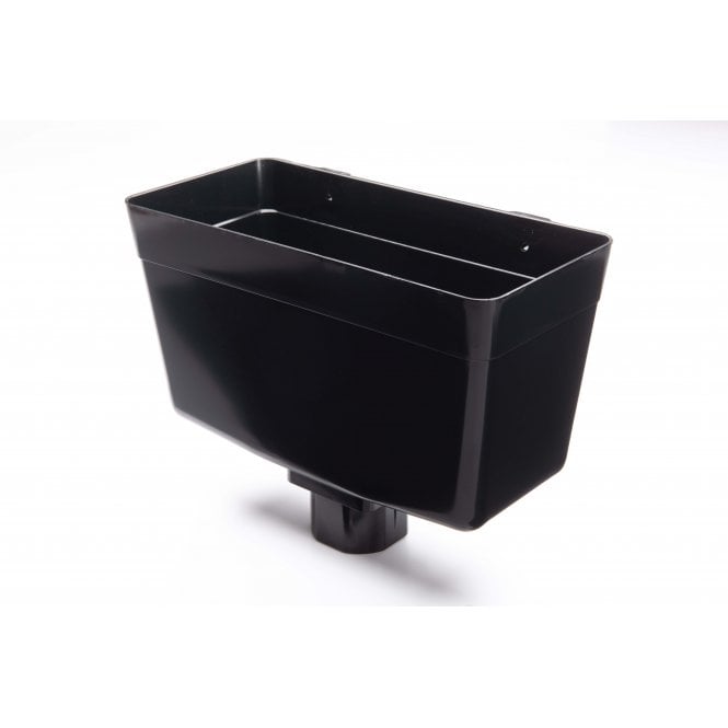 Brett Martin Universal Downpipe Rainwater Head BLACK - BR311B
