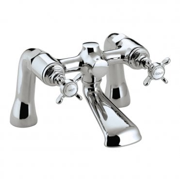1901 Bath Filler with Ceramic Disc Valves - Chrome