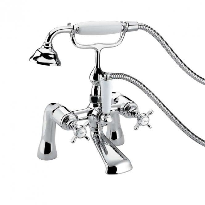 Bristan 1901 Bath Shower Mixer with Ceramic Disc Valves - Chrome
