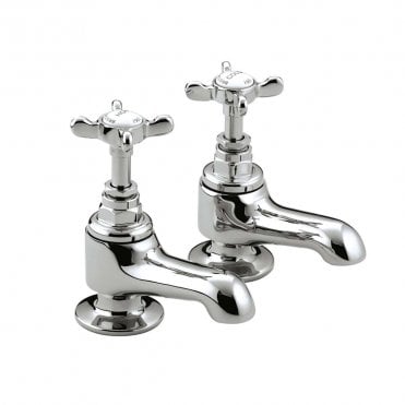 1901 Bath Taps with Ceramic Disc Valves - Chrome