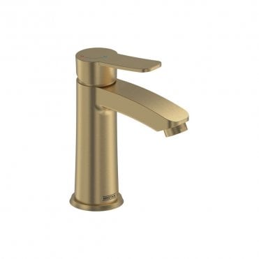 APPEAL Eco Start Basin Mixer with Clicker Waste - Brushed Brass