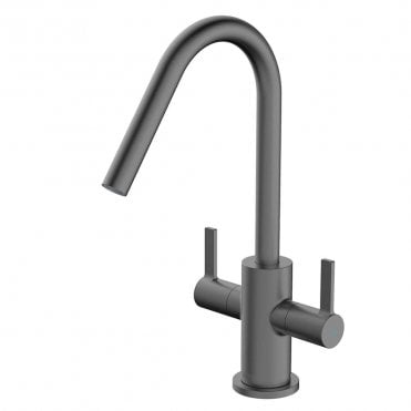 Cashew EasyFit Monobloc Sink Mixer - Gunmetal