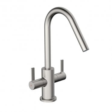 Cashew EasyFit Monobloc Sink Mixer - Stainless Steel
