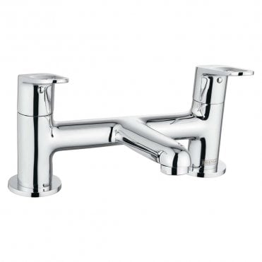 Iris Bath Filler - Chrome