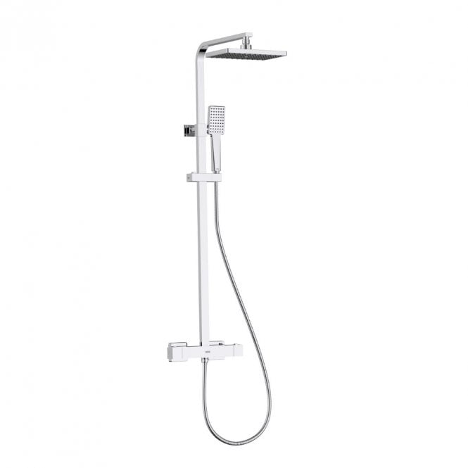 Bristan Napoli Thermostatic Diverter Bar Shower with Rigid Riser & Drench Head Chrome