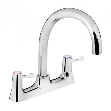 Value Lever Deck Sink Mixer with 3" Lever Chrome