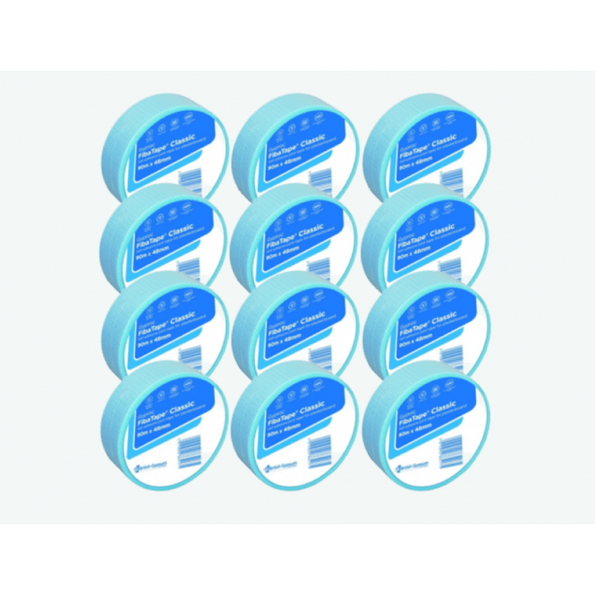 British Gypsum 12x Gyproc Fibatape Classic Scrim Tape 48mm x 90m