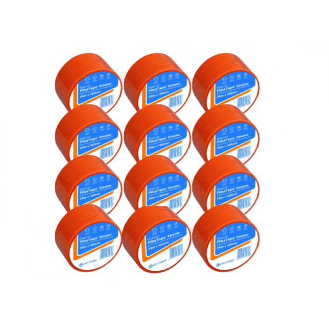 British Gypsum 12x Gyproc Fibatape xtreme Extra Wide Scrim Tape 100mm x 75m