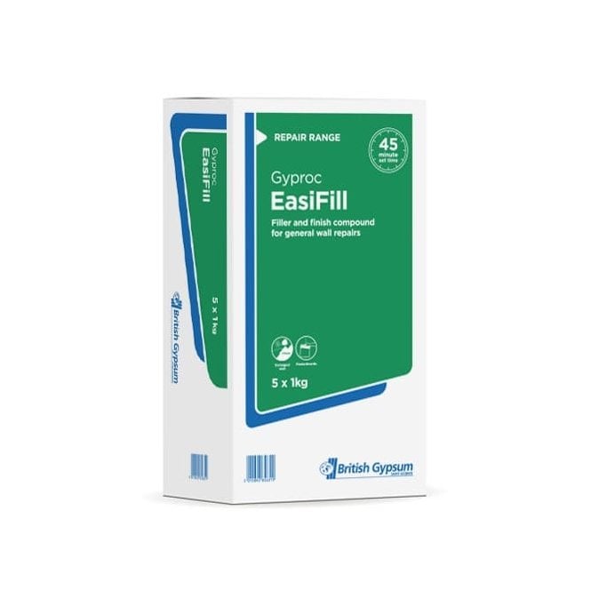 British Gypsum 5 x 1kg Gyproc Easifill