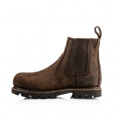 B1150 Brown Chocolate Oil Buckflex Safety Dealer Boots