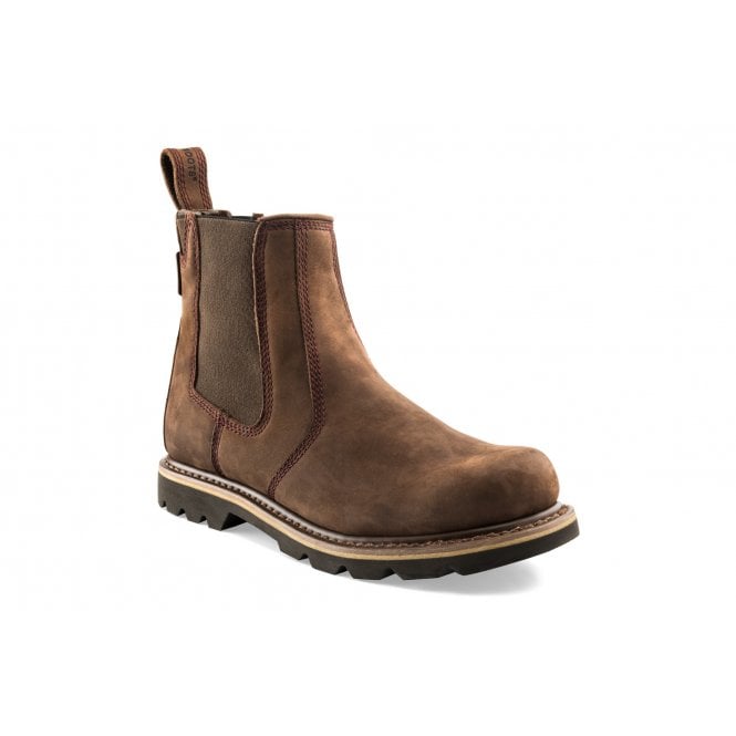 BuckBootz B1400 Non-Safety Dealer Boot /Chocolate Oil Leather