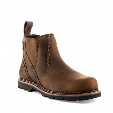 B1500 Non-Safety Dealer Boot /Dark Brown Crazy Horse Leather