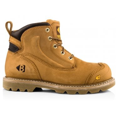 B650 Honey Goodyear Welted Safety Dealer Boots