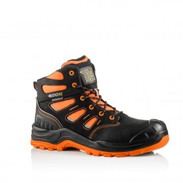 BVIZ2 Hi-Vis Lace Up Metal Free Waterproof Safety Boots