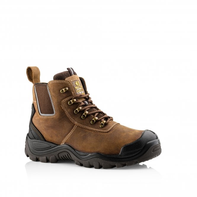BuckBootz HYB2BR Safety Dealer Boots Waterproof Buckshot Buckler Boots