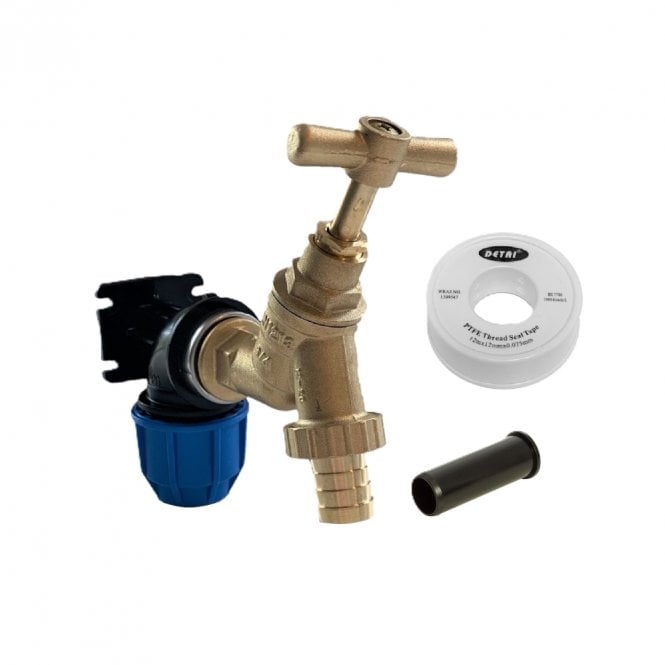 Build & Plumb 25mm MDPE Outside Garden Tap Kit
