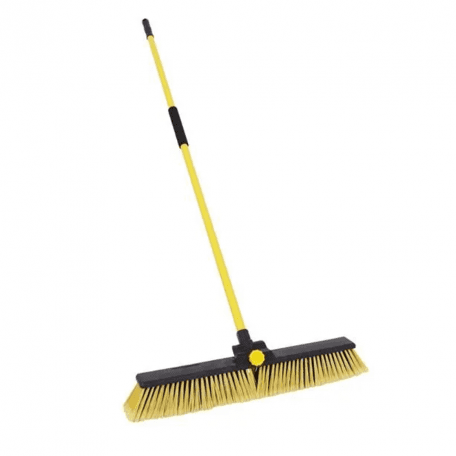 Bulldozer Heavy-duty Broom Clipped with Handle