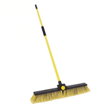 Heavy-duty Broom Clipped with Handle