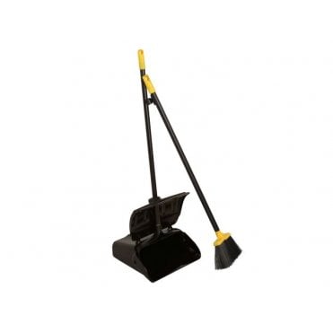 Heavy-duty Long Handled Dustpan and Brush Set