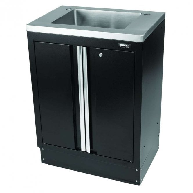 BUNKER 2 Door Modular Floor Cabinet with Sink