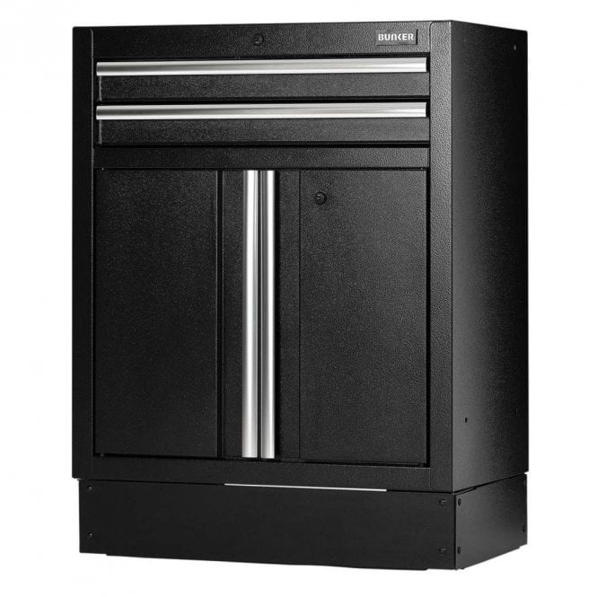 BUNKER 2 Drawer 2 Door Modular Floor Cabinet