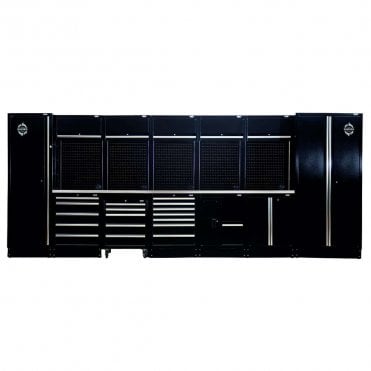 25-Piece Modular Storage Combo with Sink & Stainless Steel Top