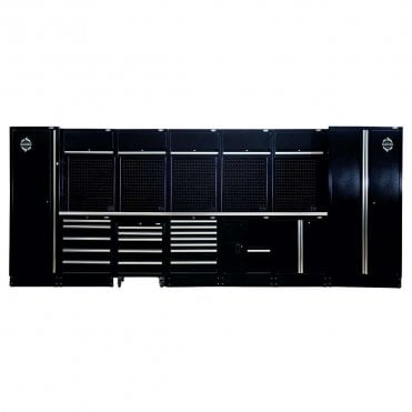 25-Piece Modular Storage Combo with Stainless Steel Top