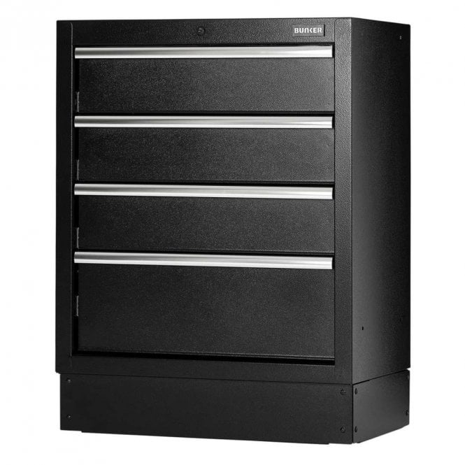 BUNKER 4 Drawer Modular Floor Cabinet Base Unit