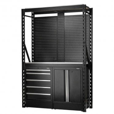 54" 15-Piece Stainless Steel Modular Storage Combo 2-Tier Racking