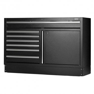 54" 7 Drawer Modular Floor Cabinet Base Unit