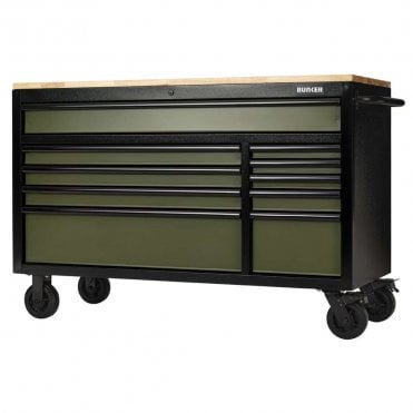 56" 10 Drawer Workbench Roller Tool Cabinet