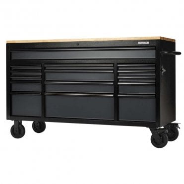 61" 15 Drawer Workbench Roller Tool Cabinet