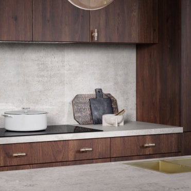 3000 x 600 x 8mm OMEGA Modern Cement Square Edge Splashback
