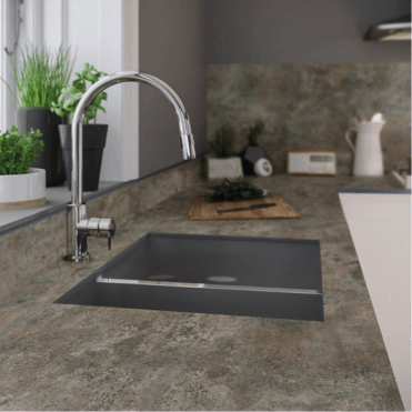 3000 x 600 x 9mm Zenith Caldeira Square Edge Kitchen Compact Laminate Backsplash
