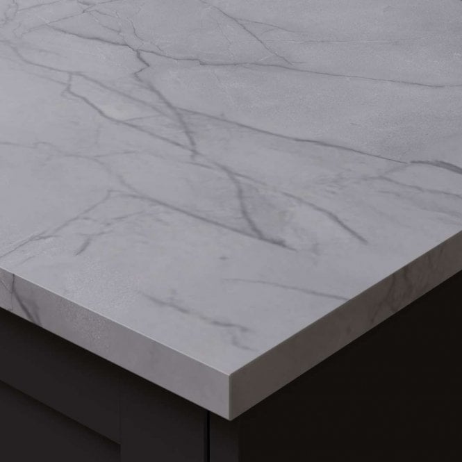 Bushboard 3000 x 620 x 22mm OMEGA Sleek Emperdora Marble Square Edge Laminate Worktop