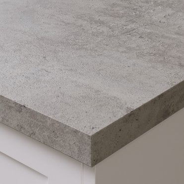 3000 x 620 x 38mm OMEGA Modern Cement Square Edge Worktop