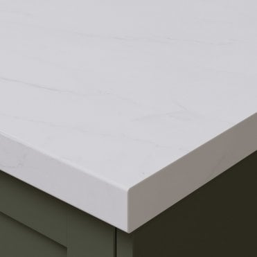 4100 x 600 x 38mm OMEGA Classic Paros Marble Postformed Worktop
